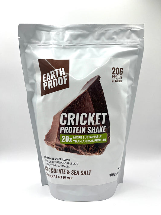 Chocolate & Sea Salt Cricket Protein Shake - Earthproof Protein